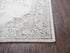 7' X 10' Natural Beige Gray And Dark Gray Medallion Area Rug