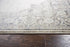 7' X 10' Natural Beige Gray And Dark Gray Medallion Area Rug
