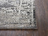 8' Taupe Gray Ivory Black And Beige Medallion Area Rug