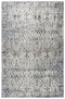 5' X 8' Taupe Natural Gray And Black Oriental Area Rug