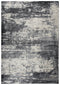7' X 10' Beige Taupe Tan Gray And Dark Gray Abstract Area Rug