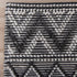 8' X 10' Gray Black And Ivory Chevron Hand Woven Area Rug With UV Protection