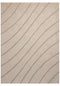 5' X 8' Cream And Beige Wool Abstract Hand Tufted Area Rug