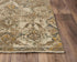 8' X 10' Beige Brown Ivory And Green Wool Oriental Hand Carved Handmade Area Rug