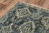 8' X 10' Blue Beige And Ivory Wool Oriental Hand Carved Handmade Area Rug