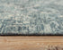 5' X 8' Blue Gray And Ivory Wool Abstract Hand Carved Handmade Area Rug