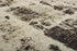 5' X 8' Green Brown And Beige New Zealand Lambs Wool Abstract Hand Carved Handmade Area Rug