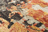 5' X 8' Brown Copper And Beige New Zealand Lambs Wool Abstract Hand Carved Handmade Area Rug