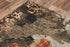 9' X 12' Brown Copper And Beige New Zealand Lambs Wool Abstract Hand Carved Handmade Area Rug