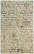 8' X 10' Beige Copper And Brown New Zealand Lambs Wool Abstract Hand Carved Handmade Area Rug