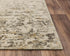 8' X 10' Beige Copper And Brown New Zealand Lambs Wool Abstract Hand Carved Handmade Area Rug