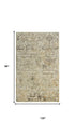 8' X 10' Beige Copper And Brown New Zealand Lambs Wool Abstract Hand Carved Handmade Area Rug