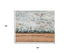 5' X 8' Blue Beige And Apricot New Zealand Lambs Wool Oriental Hand Carved Handmade Area Rug