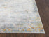 8' X 10' Blue Gray And Cream Oriental Area Rug