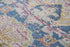 8' X 10' Blue Gray Cream Rust And Gold Medallion Area Rug