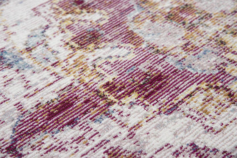 9' X 12' Cream Blue Rust And Gold Oriental Area Rug