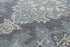 5' X 8' Dark Gray Blue Gray Natural And Ivory Wool Medallion Hand Tufted Area Rug