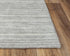 9' X 12' Gray And Dark Gray Striped Hand Tufted Area Rug
