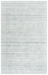 8' X 10' Ivory And Gray Striped Hand Tufted Area Rug