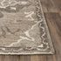 9' X 12' Brown And Ivory Wool Medallion Hand Tufted Area Rug