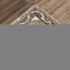 9' X 12' Brown And Ivory Wool Medallion Hand Tufted Area Rug