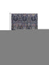 8' X 10' Gray Ivory Dark Blue Blue And Orange Oriental Hand Carved Handmade Area Rug