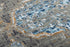 8' X 10' Gray Red Blue Orange And Ivory Medallion Hand Carved Handmade Area Rug