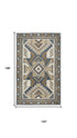 9' X 12' Gray And Tan Wool Tribal Hand Tufted Area Rug