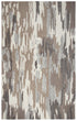 8' X 10' Brown And Natural Wool Abstract Hand Tufted Area Rug