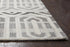 8' Gray And Natural Wool Geometric Hand Tufted Area Rug