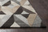 8' X 10' Gray And Natural Wool Geometric Hand Tufted Area Rug