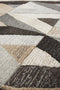 9' X 12' Gray And Natural Wool Geometric Hand Tufted Area Rug