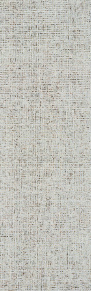 8' Light Gray And Beige Wool Hand Tufted Area Rug