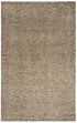 5' X 8' Brown And Beige Wool Hand Tufted Area Rug