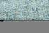 8' Teal And Ivory Wool Hand Tufted Area Rug