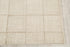 8' X 10' Ivory And Natural Wool Checkered Hand Tufted Area Rug