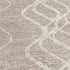 5' X 8' Brown And Natural Wool Trellis Hand Tufted Area Rug