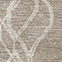 5' X 8' Brown And Natural Wool Trellis Hand Tufted Area Rug