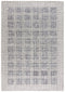 8' X 10' Charcoal And Gray Wool Checkered Hand Tufted Area Rug