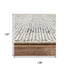 9' X 12' Charcoal And Gray Wool Checkered Hand Tufted Area Rug