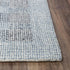8' X 10' Blue And Dark Blue Wool Striped Hand Tufted Area Rug