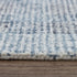 8' X 10' Blue And Dark Blue Wool Striped Hand Tufted Area Rug