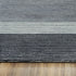 5' X 8' Charcoal And Gray Wool Striped Hand Tufted Area Rug