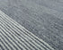 8' X 10' Charcoal And Gray Wool Striped Hand Tufted Area Rug