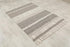 8' X 10' Gray Natural Dark Gray Light Gray And Ivory Wool Striped Hand Tufted Area Rug