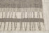 9' X 12' Gray Natural Dark Gray Light Gray And Ivory Wool Striped Hand Tufted Area Rug