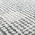 8' X 10' Gray And Dark Gray Wool Checkered Hand Tufted Area Rug