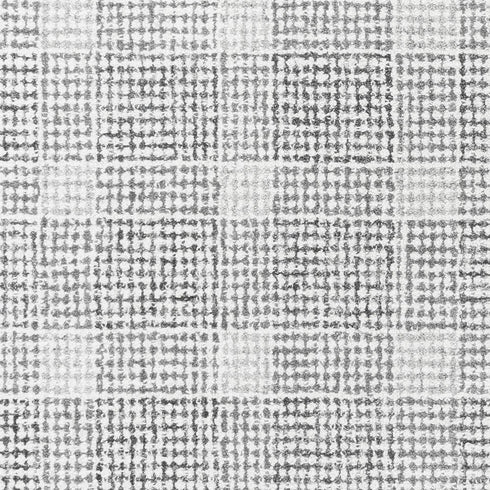 8' X 10' Gray And Dark Gray Wool Checkered Hand Tufted Area Rug