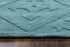 8' X 10' Blue And Aqua Wool Geometric Hand Tufted Area Rug
