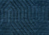 5' X 8' Navy Blue And Blue Wool Geometric Hand Tufted Area Rug